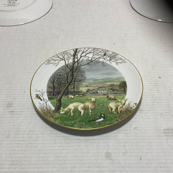 Peter Barrett Collector Plates 1979 Set of 6 Royal Worchester Porcelain Ltd Ed. - Picture 6 of 8